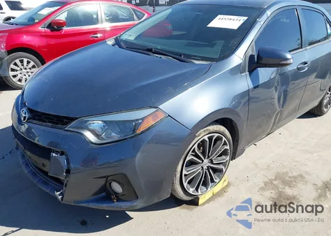 2016 Toyota Corolla S Plus z USA, uszkodzony, nr VIN 5YFBURHE2GP478468